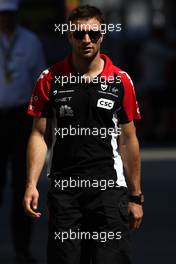 26.06.2011 Valencia, Spain,  Jérôme d'Ambrosio (BEL), Marussia Virgin Racing - Formula 1 World Championship, Rd 08, European Grand Prix, Sunday