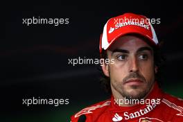 26.06.2011 Valencia, Spain,  Fernando Alonso (ESP), Scuderia Ferrari - Formula 1 World Championship, Rd 08, European Grand Prix, Sunday Press Conference