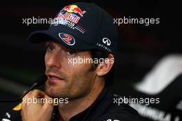 23.06.2011 Valencia, Spain,  Mark Webber (AUS), Red Bull Racing - Formula 1 World Championship, Rd 08, European Grand Prix, Thursday Press Conference