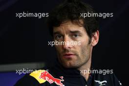 23.06.2011 Valencia, Spain,  Mark Webber (AUS), Red Bull Racing - Formula 1 World Championship, Rd 08, European Grand Prix, Thursday Press Conference