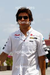 23.06.2011 Valencia, Spain,  Sergio Pérez (MEX), Sauber F1 Team - Formula 1 World Championship, Rd 08, European Grand Prix, Thursday