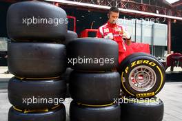 23.06.2011 Valencia, Spain,  Scuderia Ferrari, Pirelli tyres  - Formula 1 World Championship, Rd 08, European Grand Prix, Thursday