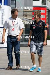 23.06.2011 Valencia, Spain,  Sebastian Vettel (GER), Red Bull Racing  - Formula 1 World Championship, Rd 08, European Grand Prix, Thursday