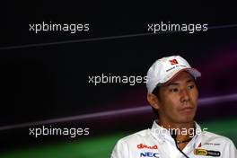 23.06.2011 Valencia, Spain,  Kamui Kobayashi (JAP), Sauber F1 Team - Formula 1 World Championship, Rd 08, European Grand Prix, Thursday Press Conference