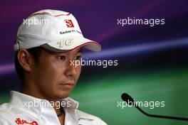 23.06.2011 Valencia, Spain,  Kamui Kobayashi (JAP), Sauber F1 Team - Formula 1 World Championship, Rd 08, European Grand Prix, Thursday Press Conference