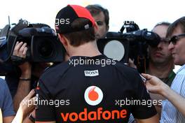 23.06.2011 Valencia, Spain,  Jenson Button (GBR), McLaren Mercedes  - Formula 1 World Championship, Rd 08, European Grand Prix, Thursday
