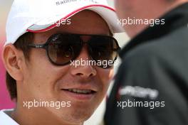 23.06.2011 Valencia, Spain,  Kamui Kobayashi (JAP), Sauber F1 Team  - Formula 1 World Championship, Rd 08, European Grand Prix, Thursday