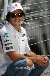 23.06.2011 Valencia, Spain,  Sergio Perez (MEX), Sauber F1 Team  - Formula 1 World Championship, Rd 08, European Grand Prix, Thursday