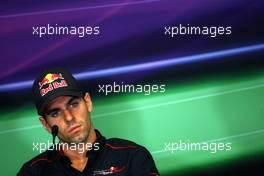 23.06.2011 Valencia, Spain,  Jaime Alguersuari (ESP), Scuderia Toro Rosso - Formula 1 World Championship, Rd 08, European Grand Prix, Thursday Press Conference