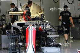 23.06.2011 Valencia, Spain,  Hispania Racing F1 Team, HRT  - Formula 1 World Championship, Rd 08, European Grand Prix, Thursday