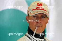 08.07.2011 Silverstone, UK, England,  Michael Schumacher (GER), Mercedes GP  - Formula 1 World Championship, Rd 09, British Grand Prix, Friday Practice