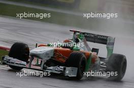 08.07.2011 Silverstone, UK, England,  Adrian Sutil (GER), Force India F1 Team - Formula 1 World Championship, Rd 09, British Grand Prix, Friday Practice