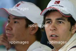 08.07.2011 Silverstone, UK, England,  Sergio Perez (MEX), Sauber F1 Team  - Formula 1 World Championship, Rd 09, British Grand Prix, Friday Practice