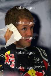 08.07.2011 Silverstone, UK, England,  Sebastian Vettel (GER), Red Bull Racing - Formula 1 World Championship, Rd 09, British Grand Prix, Friday Practice