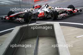 08.07.2011 Silverstone, UK, England,  Lewis Hamilton (GBR), McLaren Mercedes - Formula 1 World Championship, Rd 09, British Grand Prix, Friday Practice