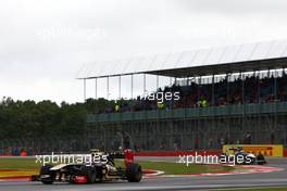 08.07.2011 Silverstone, UK, England,  Vitaly Petrov (RUS), Lotus Renalut F1 Team  - Formula 1 World Championship, Rd 09, British Grand Prix, Friday Practice