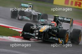 08.07.2011 Silverstone, UK, England,  Jarno Trulli (ITA), Team Lotus - Formula 1 World Championship, Rd 09, British Grand Prix, Friday Practice