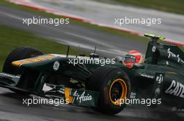 08.07.2011 Silverstone, UK, England,  Jarno Trulli (ITA), Team Lotus - Formula 1 World Championship, Rd 09, British Grand Prix, Friday Practice