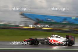 08.07.2011 Silverstone, UK, England,  Lewis Hamilton (GBR), McLaren Mercedes - Formula 1 World Championship, Rd 09, British Grand Prix, Friday Practice