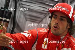 08.07.2011 Silverstone, UK, England,  Fernando Alonso (ESP), Scuderia Ferrari - Formula 1 World Championship, Rd 09, British Grand Prix, Friday Practice