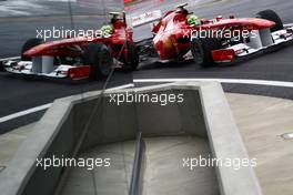 08.07.2011 Silverstone, UK, England,  Felipe Massa (BRA), Scuderia Ferrari - Formula 1 World Championship, Rd 09, British Grand Prix, Friday Practice