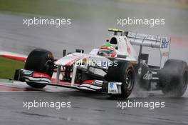 08.07.2011 Silverstone, UK, England,  Sergio Pérez (MEX), Sauber F1 Team - Formula 1 World Championship, Rd 09, British Grand Prix, Friday Practice