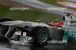 08.07.2011 Silverstone, UK, England,  Michael Schumacher (GER), Mercedes GP Petronas F1 Team - Formula 1 World Championship, Rd 09, British Grand Prix, Friday Practice