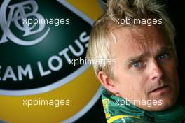 08.07.2011 Silverstone, UK, England,  Heikki Kovalainen (FIN), Team Lotus  - Formula 1 World Championship, Rd 09, British Grand Prix, Friday Practice