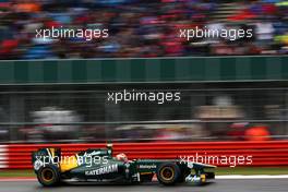 08.07.2011 Silverstone, UK, England,  Jarno Trulli (ITA), Team Lotus  - Formula 1 World Championship, Rd 09, British Grand Prix, Friday Practice