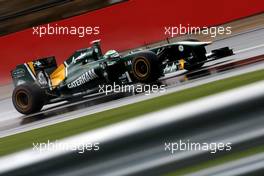 08.07.2011 Silverstone, UK, England,  Heikki Kovalainen (FIN), Team Lotus  - Formula 1 World Championship, Rd 09, British Grand Prix, Friday Practice
