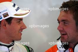 08.07.2011 Silverstone, UK, England,  Adrian Sutil (GER), Force India F1 Team - Formula 1 World Championship, Rd 09, British Grand Prix, Friday Practice