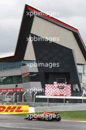 08.07.2011 Silverstone, UK, England,  Jérôme d'Ambrosio (BEL), Marussia Virgin Racing - Formula 1 World Championship, Rd 09, British Grand Prix, Friday Practice