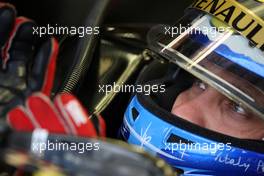 08.07.2011 Silverstone, UK, England,  Vitaly Petrov (RUS), Lotus Renault GP - Formula 1 World Championship, Rd 09, British Grand Prix, Friday Practice
