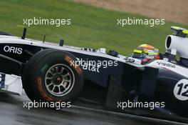 08.07.2011 Silverstone, UK, England,  Pastor Maldonado (VEN), AT&T Williams - Formula 1 World Championship, Rd 09, British Grand Prix, Friday Practice