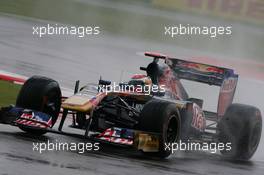 08.07.2011 Silverstone, UK, England,  Sébastien Buemi (SUI), Scuderia Toro Rosso - Formula 1 World Championship, Rd 09, British Grand Prix, Friday Practice