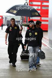 08.07.2011 Silverstone, UK, England,  Nick Heidfeld (GER), Lotus Renault GP - Formula 1 World Championship, Rd 09, British Grand Prix, Friday Practice