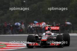 08.07.2011 Silverstone, UK, England,  Jenson Button (GBR), McLaren Mercedes  - Formula 1 World Championship, Rd 09, British Grand Prix, Friday Practice