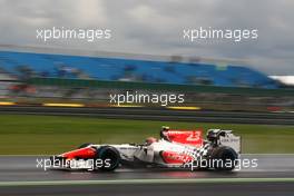 08.07.2011 Silverstone, UK, England,  Vitantonio Liuzzi (ITA), Hispania Racing Team, HRT - Formula 1 World Championship, Rd 09, British Grand Prix, Friday Practice