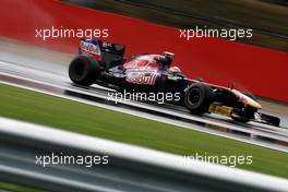 08.07.2011 Silverstone, UK, England,  Sebastien Buemi (SUI), Scuderia Toro Rosso  - Formula 1 World Championship, Rd 09, British Grand Prix, Friday Practice
