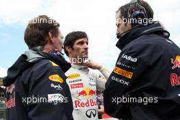 10.07.2011 Silverstone, UK, England,  Mark Webber (AUS), Red Bull Racing - Formula 1 World Championship, Rd 09, British Grand Prix, Sunday Pre-Race Grid
