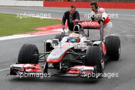 10.07.2011 Silverstone, UK, England,  Lewis Hamilton (GBR), McLaren Mercedes - Formula 1 World Championship, Rd 09, British Grand Prix, Sunday Pre-Race Grid