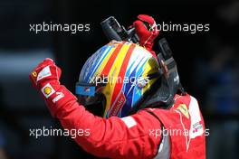 10.07.2011 Silverstone, UK, England,  Fernando Alonso (ESP), Scuderia Ferrari  - Formula 1 World Championship, Rd 09, British Grand Prix, Sunday Podium