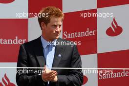 10.07.2011 Silverstone, UK, England,  Prince Harry - Formula 1 World Championship, Rd 09, British Grand Prix, Sunday Podium