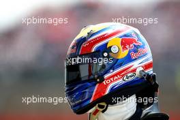 10.07.2011 Silverstone, UK, England,  Mark Webber (AUS), Red Bull Racing - Formula 1 World Championship, Rd 09, British Grand Prix, Sunday Podium