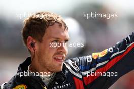 10.07.2011 Silverstone, UK, England,  Sebastian Vettel (GER), Red Bull Racing - Formula 1 World Championship, Rd 09, British Grand Prix, Sunday Podium