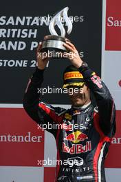 10.07.2011 Silverstone, UK, England,  Mark Webber (AUS), Red Bull Racing  - Formula 1 World Championship, Rd 09, British Grand Prix, Sunday Podium