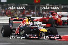 10.07.2011 Silverstone, UK, England,  Mark Webber (AUS), Red Bull Racing  - Formula 1 World Championship, Rd 09, British Grand Prix, Sunday Race