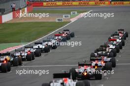 10.07.2011 Silverstone, UK, England,  The Grid for the start of the race - Formula 1 World Championship, Rd 09, British Grand Prix, Sunday Race
