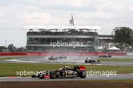 10.07.2011 Silverstone, UK, England,  Vitaly Petrov (RUS), Lotus Renault GP - Formula 1 World Championship, Rd 09, British Grand Prix, Sunday Race