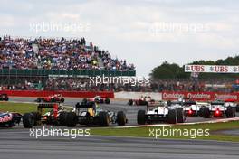 10.07.2011 Silverstone, UK, England,  Start of race - Formula 1 World Championship, Rd 09, British Grand Prix, Sunday Race